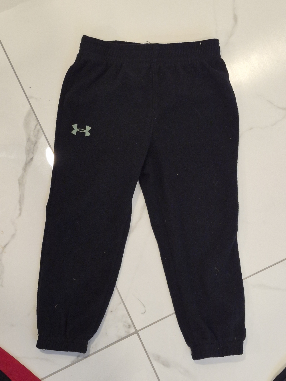 Under Armour Black Kids' Jogger Sweatpants with Mint Logo